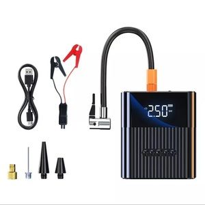1000A  Portable Jump  Starter with air compressor Flashlight and Case